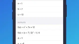 Delta: Math helper screenshot