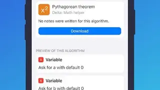 Delta: Math helper screenshot