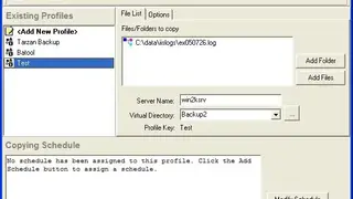 DeltaCopy screenshot