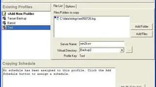 DeltaCopy screenshot