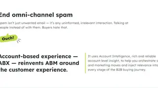 Demandbase ABM/ABX Cloud screenshot