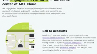Demandbase ABM/ABX Cloud screenshot