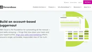 Demandbase ABM/ABX Cloud screenshot