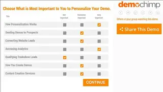 DemoChimp screenshot