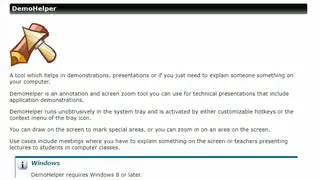 DemoHelper screenshot