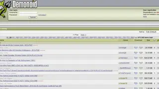 Demonoid screenshot