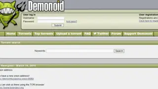 Demonoid screenshot