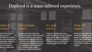 Deployd screenshot