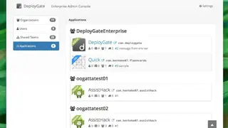 DeployGate screenshot