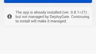DeployGate screenshot