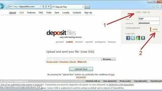 DepositFiles screenshot