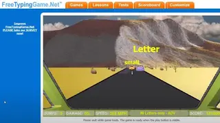 Desert Typing Racer screenshot