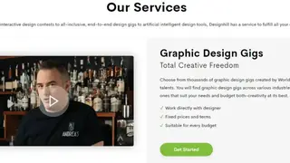 Designhill screenshot
