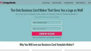 DesignMantic Business Card Maker screenshot