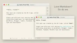 Desk screenshot