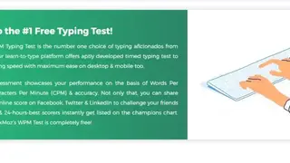 Deskmoz Typing Speed Test screenshot