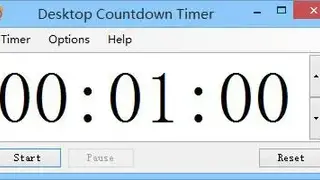 Desktop Countdown Timer screenshot