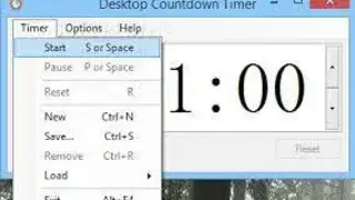 Desktop Countdown Timer screenshot
