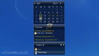 Desktop iCalendar screenshot