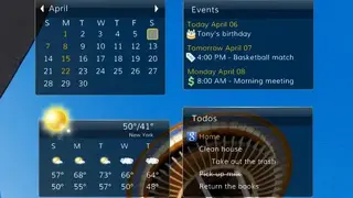Desktop iCalendar screenshot