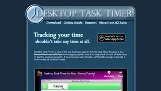 Desktop Task Timer screenshot