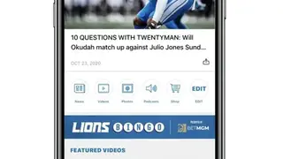 Detroit Lions Mobile screenshot