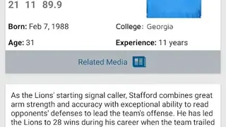 Detroit Lions Mobile screenshot