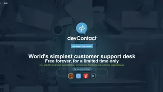 devContact screenshot