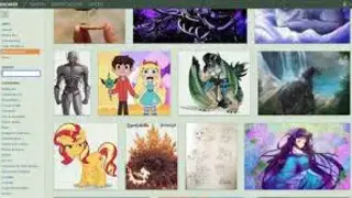DeviantArt screenshot
