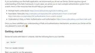 Devise screenshot