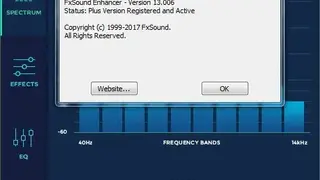 DFX Audio Enhancer screenshot