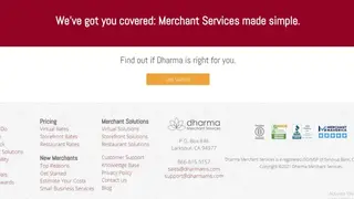 Dharma Merchant Services screenshot