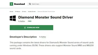 Diamond Monster Sound Driver screenshot