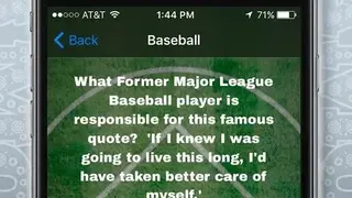 Diamond Sports Trivia screenshot