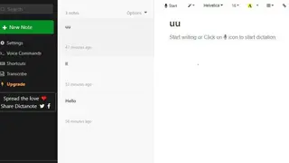 Dictanote screenshot