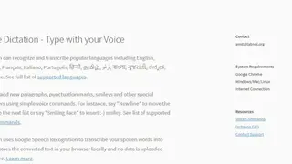 Dictation screenshot
