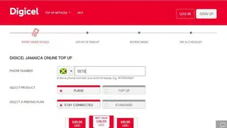 Digicel Online Top Up screenshot