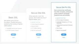 DigiCert screenshot