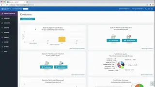 DigiCert CertCentral screenshot