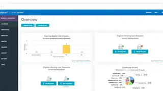 DigiCert CertCentral screenshot
