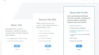 DigiCert Secure Site screenshot