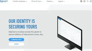 DigiCert Secure Site screenshot