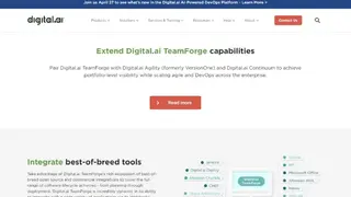 Digital.ai TeamForge screenshot