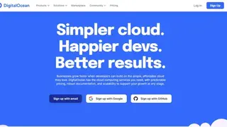 DigitalOcean screenshot