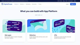 DigitalOcean App Platform screenshot