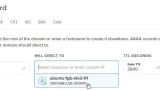 Digitalocean DNS Lookup screenshot