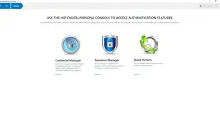 DigitalPersona screenshot