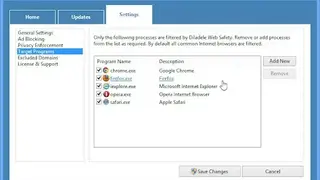 Diladele Web Safety screenshot