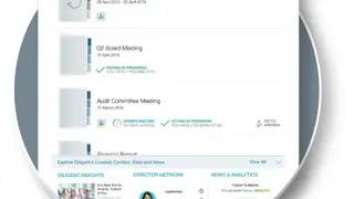 Diligent Boards screenshot