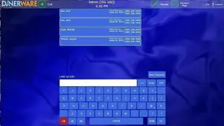 Dinerware POS screenshot